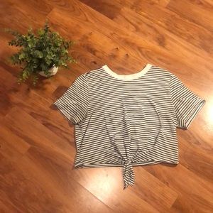 Black and white striped t-shirt